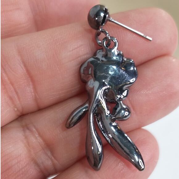 Red Necklace BriLove Crystal Blossom Floral  Leaf Collar Matching Earrings Set - Picture 8 of 16